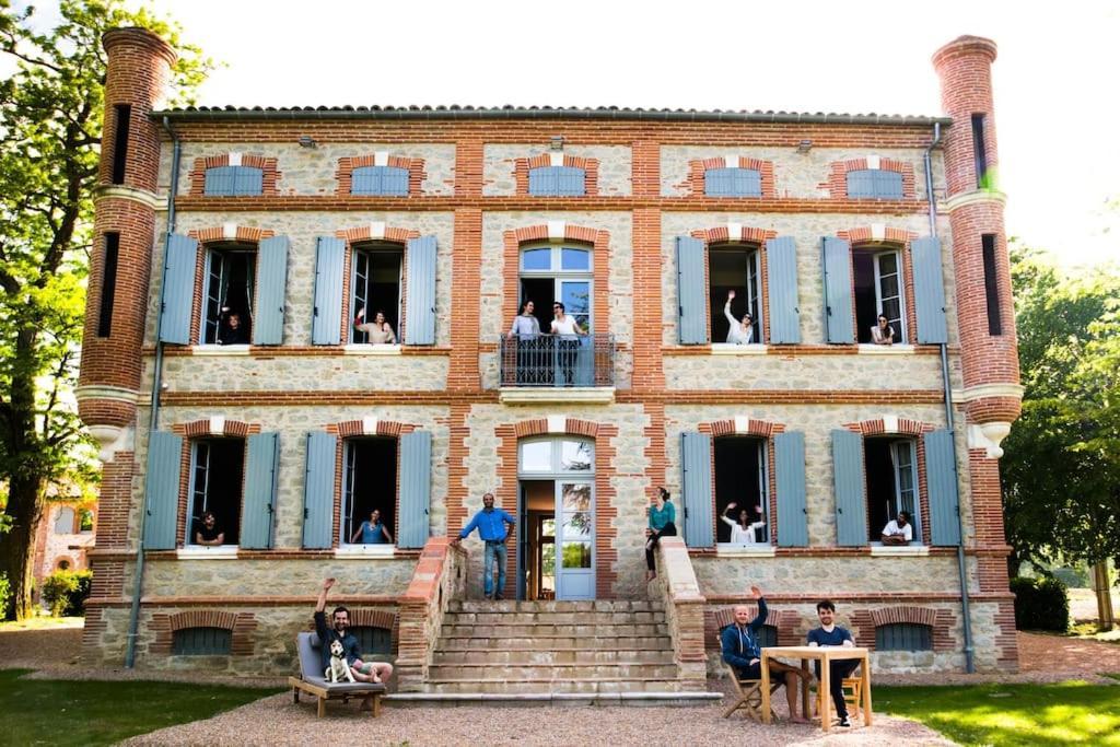 Marzens Bastide Des Tourelles Pour 20 Pers. Piscine & Spa מראה חיצוני תמונה